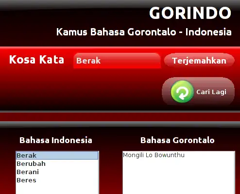 Download webtool of webapp GORINDO