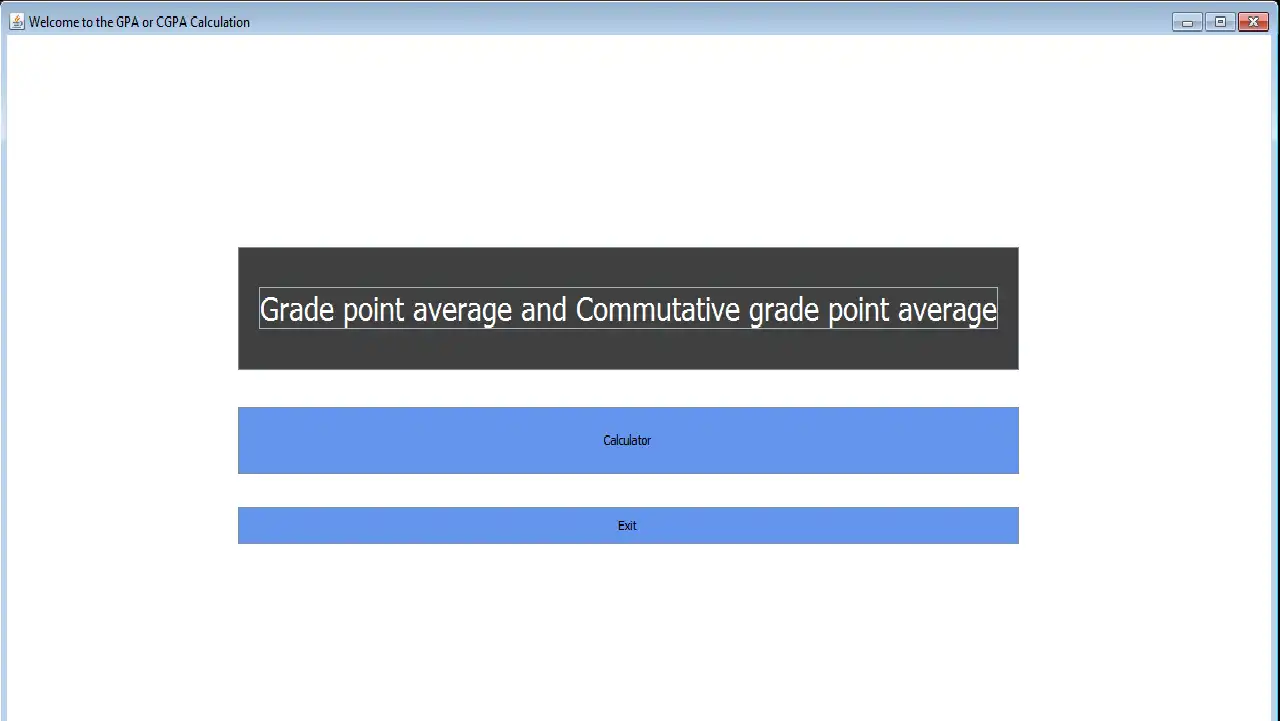 Download web tool or web app Gpa and CGPA Calculator