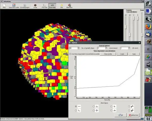 Завантажте веб-інструмент або веб-програму GParticles для роботи в Linux онлайн