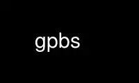Uruchom gpbs w darmowym dostawcy hostingu OnWorks przez Ubuntu Online, Fedora Online, emulator online Windows lub emulator online MAC OS