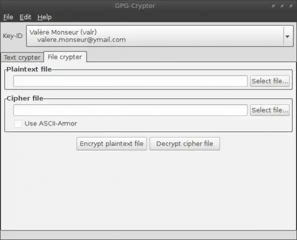 Descargue la herramienta web o la aplicación web GPG-Crypter