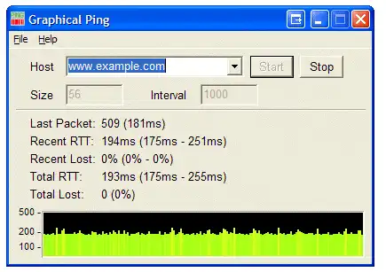 Télécharger l'outil Web ou l'application Web gping