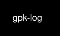 Ubuntu Online, Fedora Online, Windows 온라인 에뮬레이터 또는 MAC OS 온라인 에뮬레이터를 통해 OnWorks 무료 호스팅 제공업체에서 gpk-log 실행