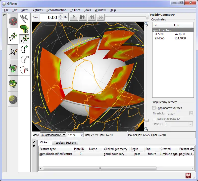 Download web tool or web app GPlates to run in Linux online