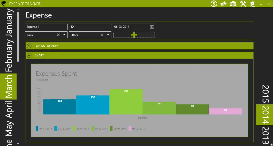 Laden Sie das Web-Tool oder die Web-App GPlus Expense Tracking herunter