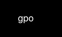 Run gpo in OnWorks free hosting provider over Ubuntu Online, Fedora Online, Windows online emulator or MAC OS online emulator