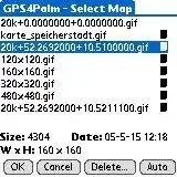 Web ツールまたは Web アプリ GPS4Palm をダウンロード