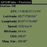 Download web tool or web app GPS4Palm