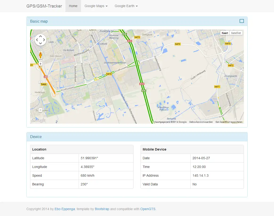 Download web tool or web app GPS and GSM Tracking (GG-Tracker) to run in Linux online