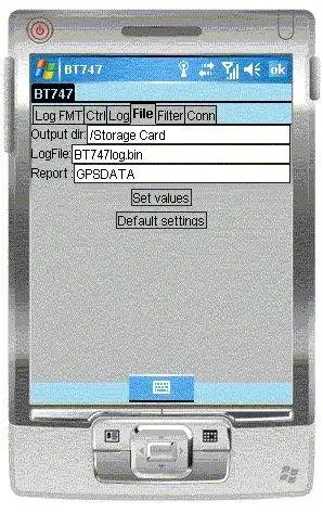 Download web tool or web app GPS Datalogger Device Control