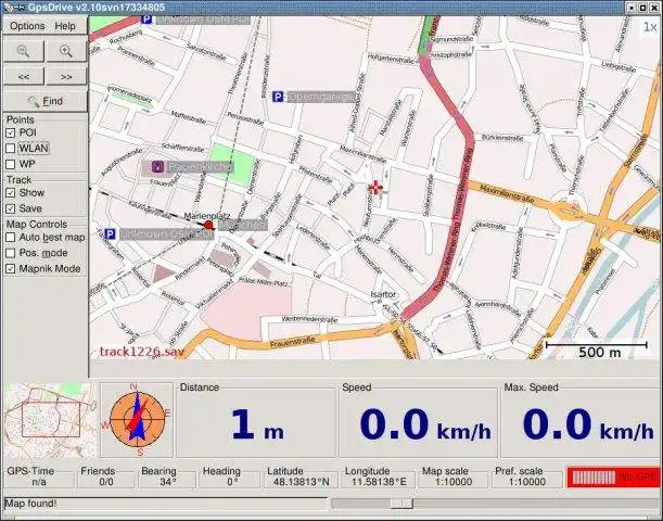 Download web tool or web app GpsDrive to run in Linux online