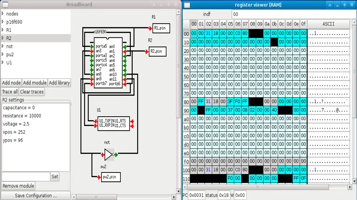 Download web tool or web app gpsim - The gnupic Simulator