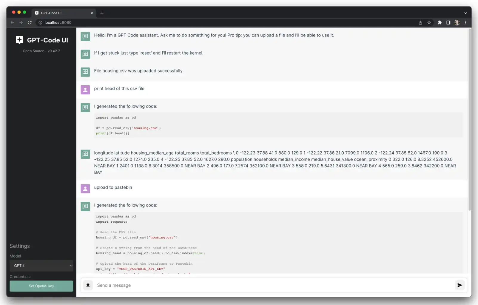 Download web tool or web app GPT-Code UI