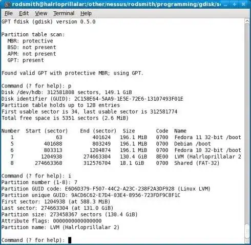 Download web tool or web app GPT fdisk