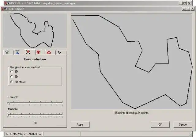 Завантажте веб-інструмент або веб-програму GPX Editor