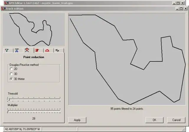 Mag-download ng web tool o web app na GPX Editor para tumakbo sa Windows online sa Linux online