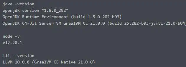 Download web tool or web app GraalVM