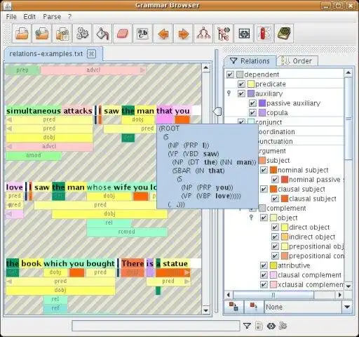 Descargue la herramienta web o la aplicación web Grammar Browser