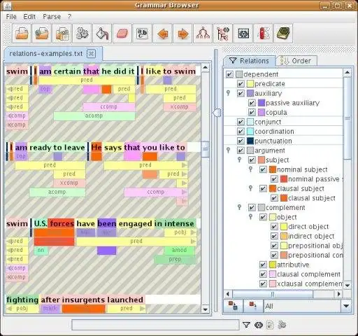 Descargue la herramienta web o la aplicación web Grammar Browser