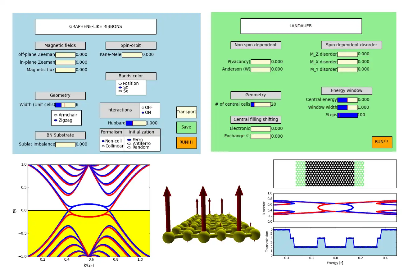 ดาวน์โหลดเครื่องมือเว็บหรือเว็บแอป graphene-like-ribbons เพื่อทำงานใน Linux ออนไลน์