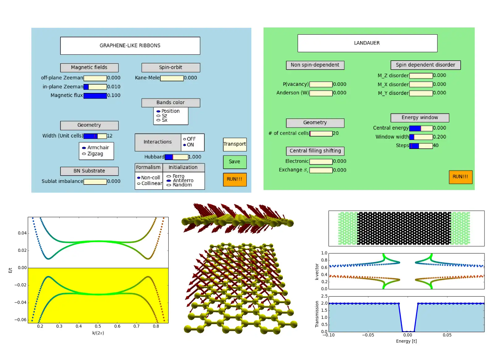 Download web tool or web app graphene-like-ribbons to run in Linux online