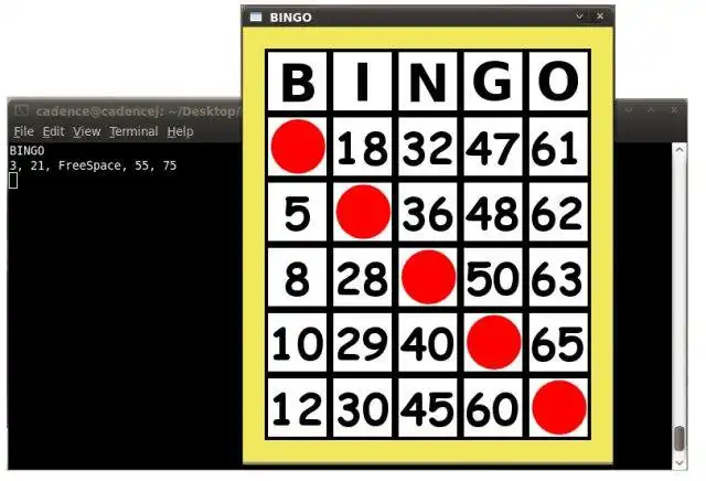 下载 Web 工具或 Web 应用程序 Graphical Bingo 以在 Linux 中在线运行