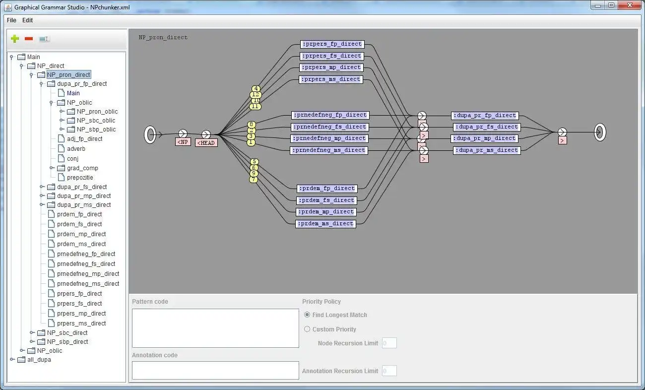 دانلود ابزار وب یا برنامه وب Graphical Grammar Studio