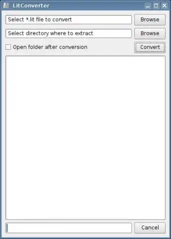 Download web tool or web app Graphical User Interface for ConvertLit