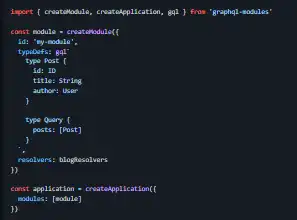 ابزار وب یا برنامه وب GraphQL Modules را دانلود کنید