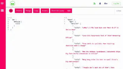 웹 도구 또는 웹 앱 다운로드 GraphQL Weaviate