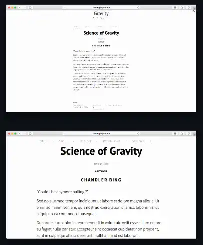 قم بتنزيل أداة الويب أو تطبيق الويب Gravity theme