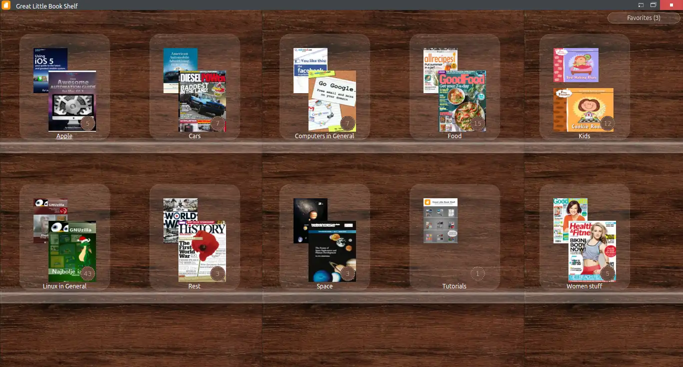Download web tool or web app Great Little Book Shelf