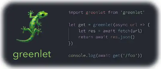 Download webtool of webapp Greenlet