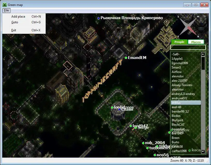 ดาวน์โหลดเครื่องมือเว็บหรือเว็บแอป Green map เพื่อทำงานใน Linux ออนไลน์