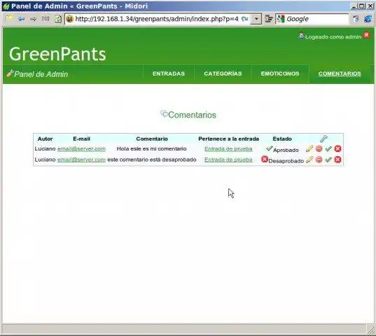 Download web tool or web app GreenPants