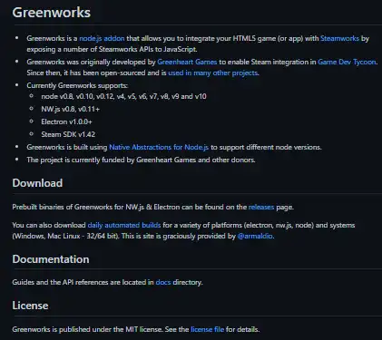 Descargar herramienta web o aplicación web Greenworks