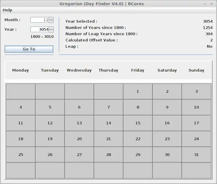 Download web tool or web app Gregorian