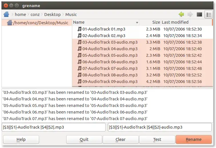 Download web tool or web app grename