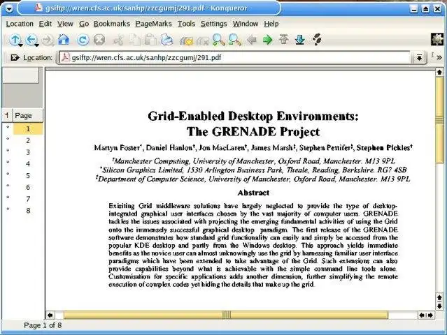 Download web tool or web app Grid-Enabled Desktop Environments