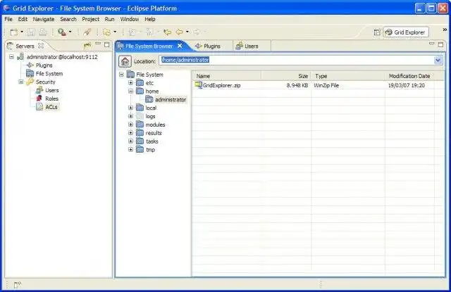 Download web tool or web app GridExplorer