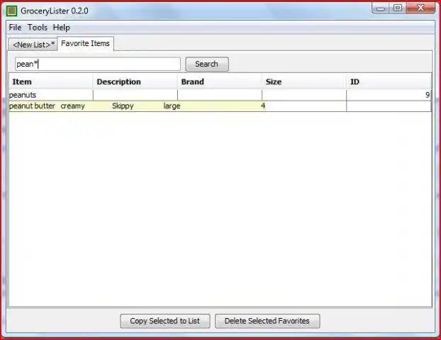 Download web tool or web app GroceryLister