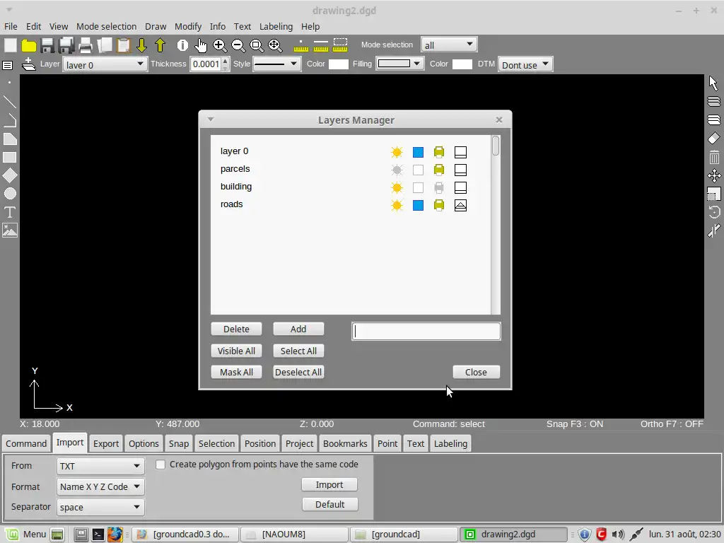 Download web tool or web app groundcad