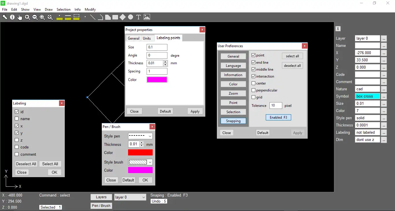 Téléchargez l'outil Web ou l'application Web groundcad pour l'exécuter sous Windows en ligne sur Linux en ligne