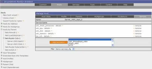 Download web tool or web app GroundWork Monitor Architect