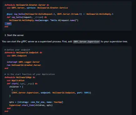 Download web tool or web app gRPC Elixir