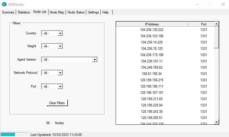 Unduh alat web atau aplikasi web GRSNodes