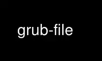 Run grub-file in OnWorks free hosting provider over Ubuntu Online, Fedora Online, Windows online emulator or MAC OS online emulator