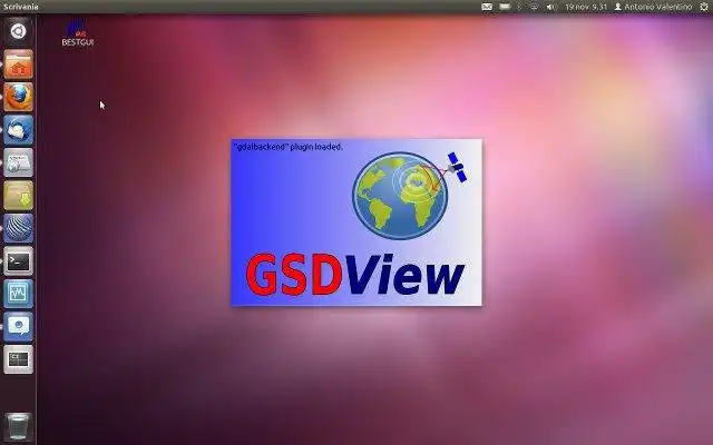 Download web tool or web app gsdview to run in Windows online over Linux online