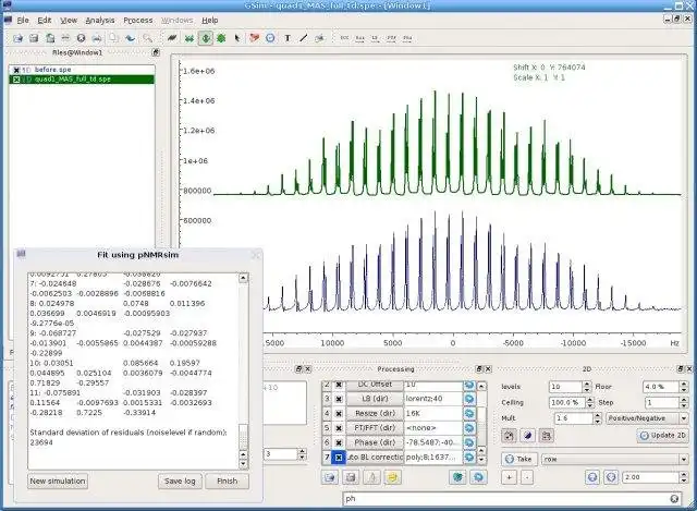 Baixe a ferramenta da web ou o aplicativo da web GSim - ferramenta para espectroscopia de NMR