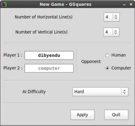 Download web tool or web app GSquares to run in Linux online